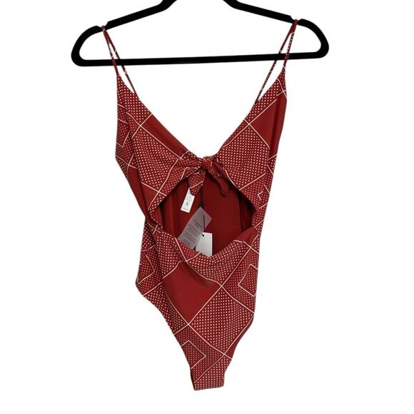 NWT Bond-Eye Australia Calexico Beau Reversible One Piece in Chilli Red - Size S - Picture 1 of 7